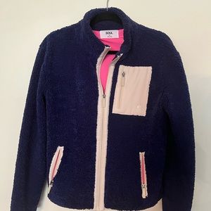 Soul Cycle High Pile Fleece Jacket Size Small